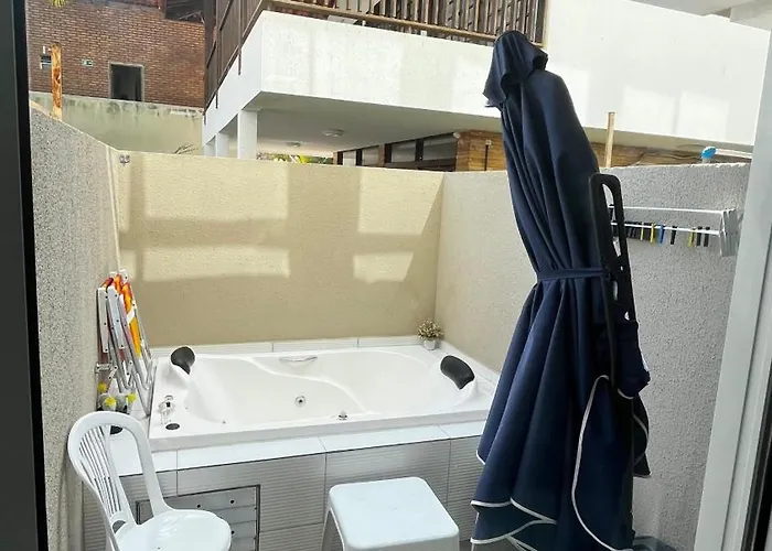 Flat com Hidromassagem Privativa no Centro De - Sol e Mar Residence